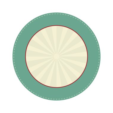 Vintage tarzı amblemi simgesi