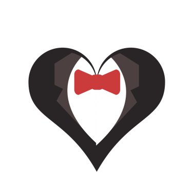 mutlu damat kalp simgesi