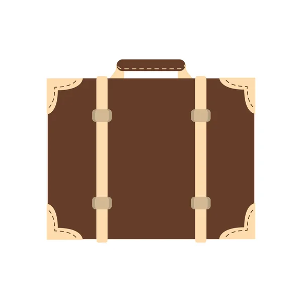 Klasický kufřík ikona — Stockový vektor