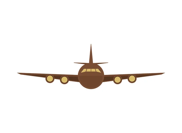 Jeden letoun ikona — Stockový vektor