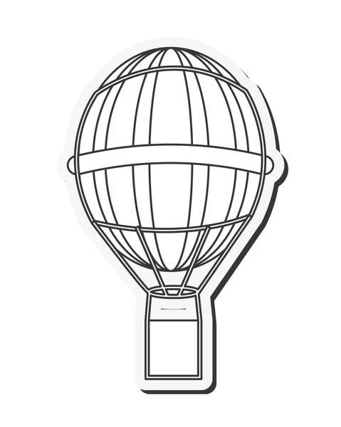Icône de montgolfière — Image vectorielle