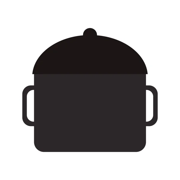 Icono de olla de cocina — Vector de stock