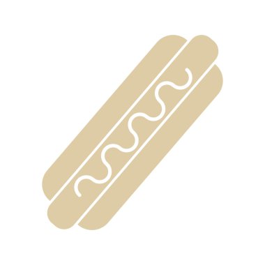 Sosisli sandviç snack öğle yemeği tasarım