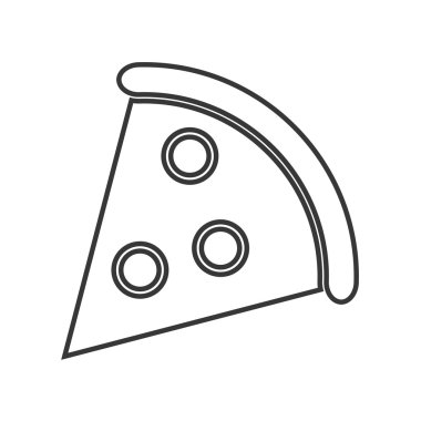 Pizza snack öğle yemeği tasarım