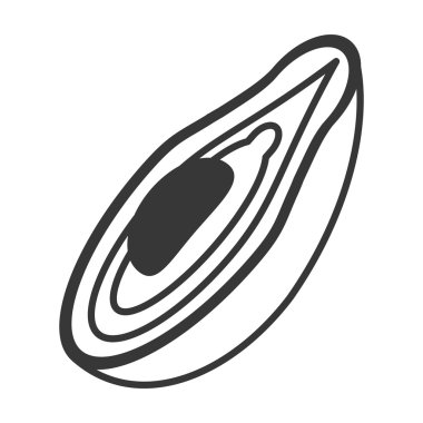 Avokado organik gıda tasarım