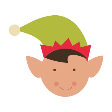 Elf neşeli Noel tasarım