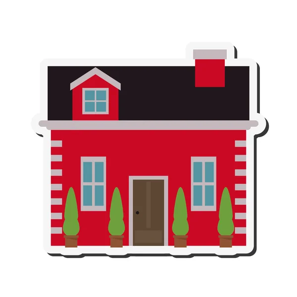 Pretty house icon — Stock Vector