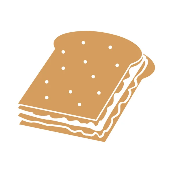 Дизайн сэндвич-закусок — стоковый вектор