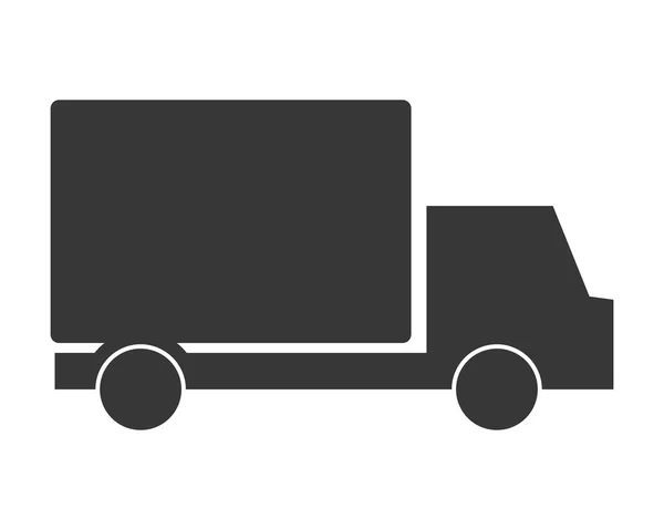 Проект доставки грузовых автомобилей — стоковый вектор