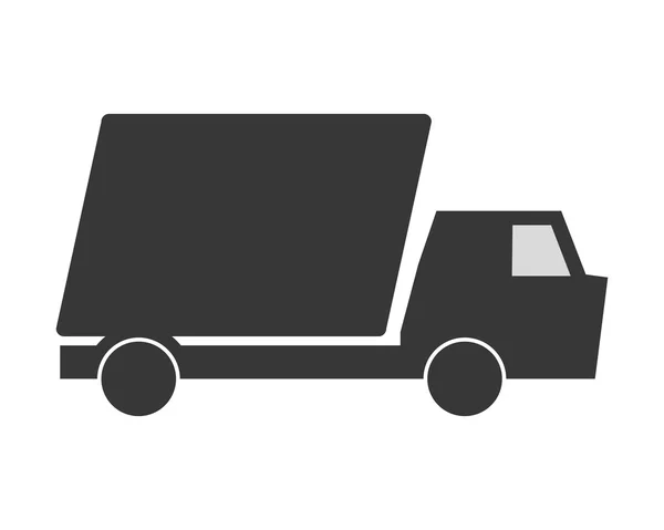 Diseño de entrega de transporte de camiones — Vector de stock