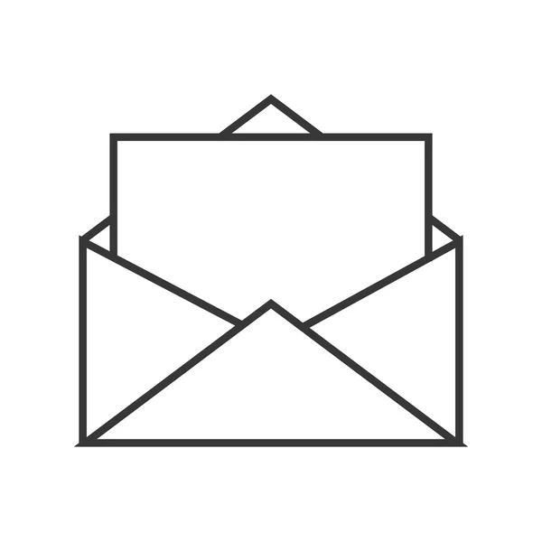 E-mail communicatie envelopontwerp — Stockvector