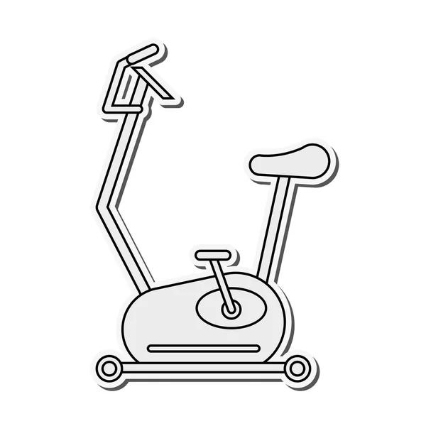 Diseño de gimnasio estilo de vida saludable máquina — Vector de stock