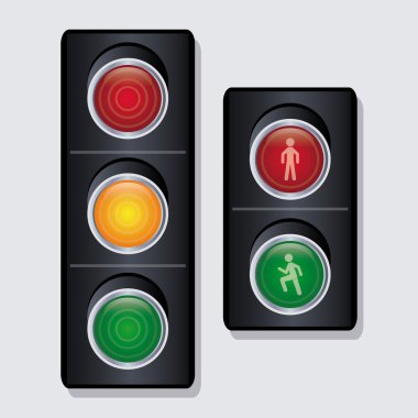 Semafor trafficlight işareti tasarım