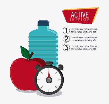 su şişesi appel Chronometre sağlıklı yaşam tarzı tasarım