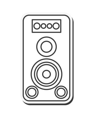Müzik hoparlörü simgesi