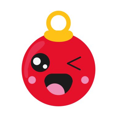 Kawaii Noel ağacı top simgesi