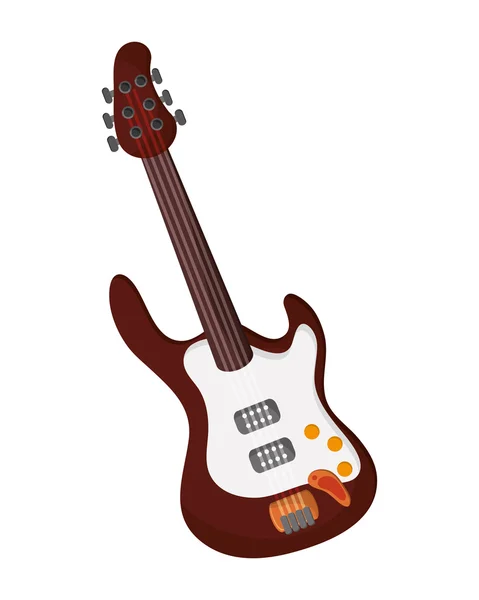 Ícone de guitarra elétrica — Vetor de Stock