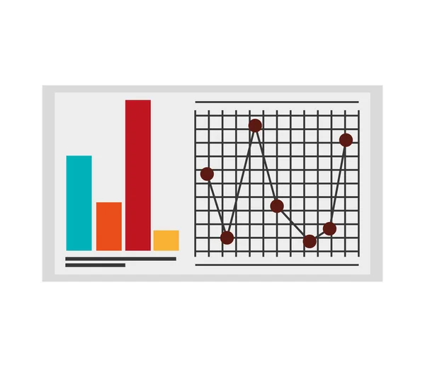 Gráfico gráfico ícone —  Vetores de Stock