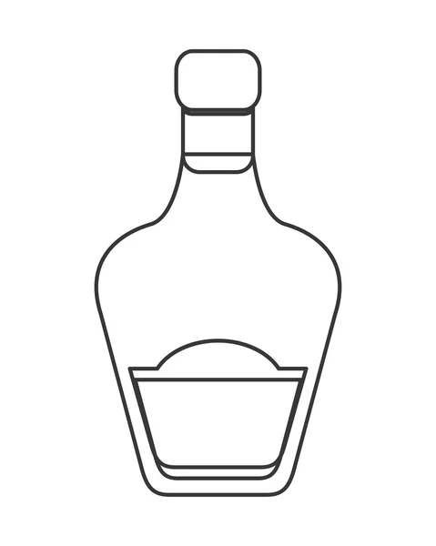 酒瓶のアイコン — ストックベクタ