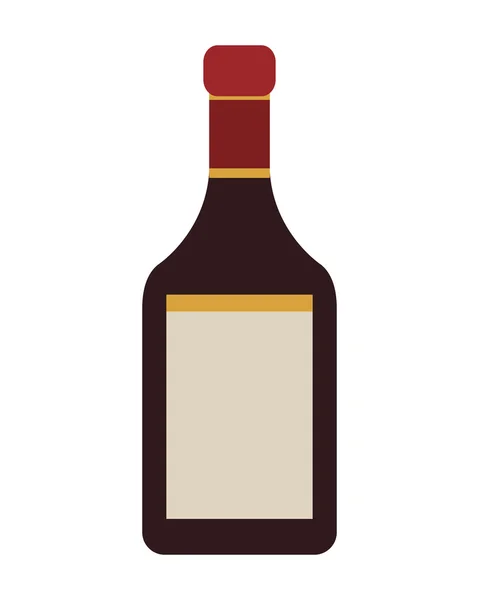 Icône bouteille de liqueur — Image vectorielle