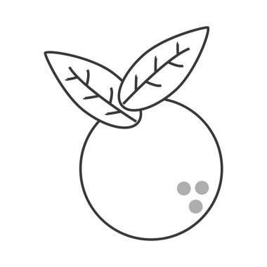 Turuncu sağlıklı gıda tasarım