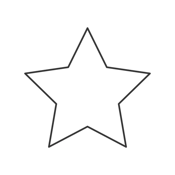 Design decorazione forma stella — Vettoriale Stock