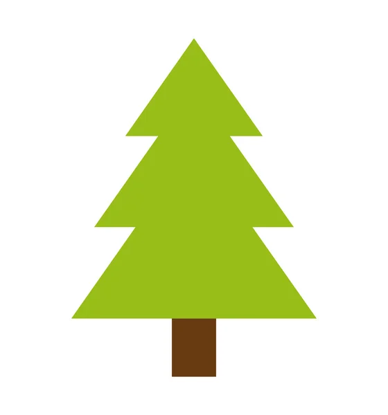 Pine tree merry christmas ontwerp — Stockvector