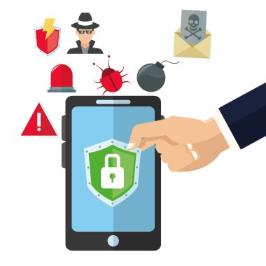 asma kilit smartphone siber güvenlik sistemi tasarımı