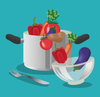 Sebze Organik ve sağlıklı gıda tasarım