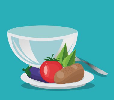 Sebze Organik ve sağlıklı gıda tasarım