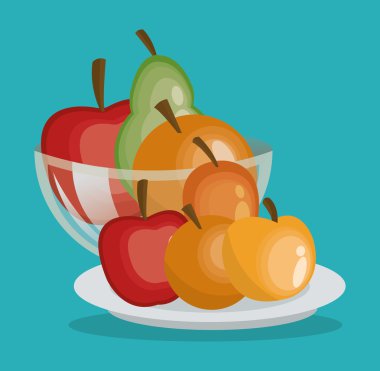 meyve organik ve sağlıklı gıda tasarım