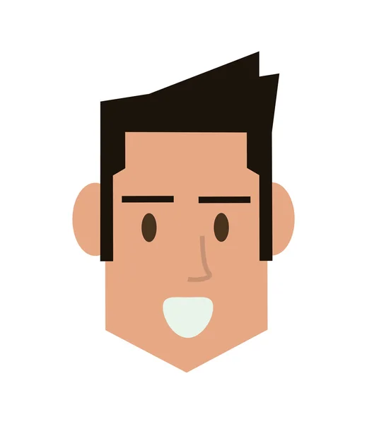 Uomo design avatar maschile — Vettoriale Stock