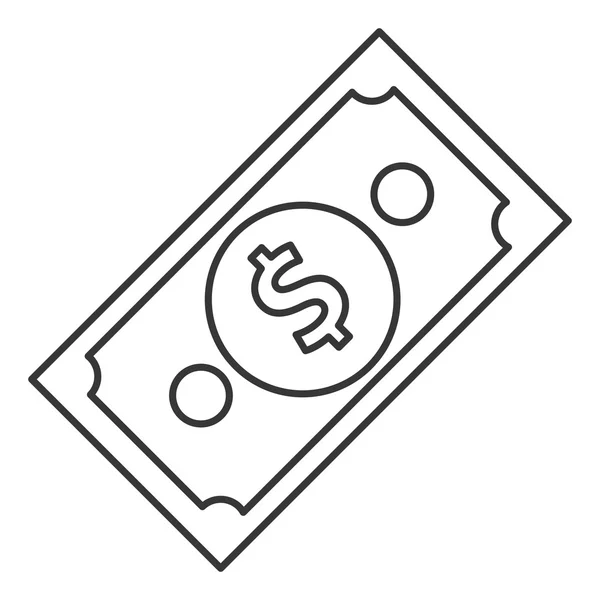 Facture cash money design — Image vectorielle