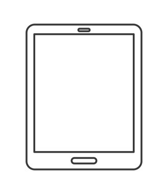 Tablet cihaz gadget tasarım