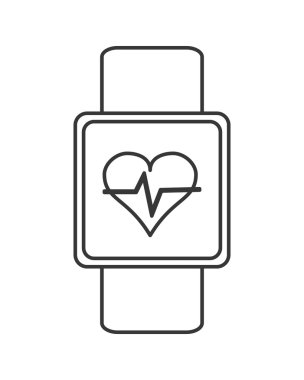 kalp atışı monitör bileklik simgesini