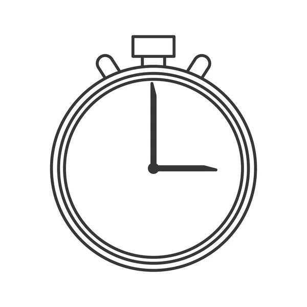 Analogové chronometr ikona — Stockový vektor