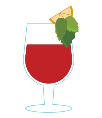 süslenmiş kokteyl simgesi