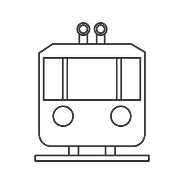 tramvay frontview simgesi
