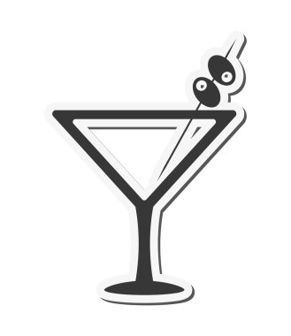 Martini kokteyl simgesi