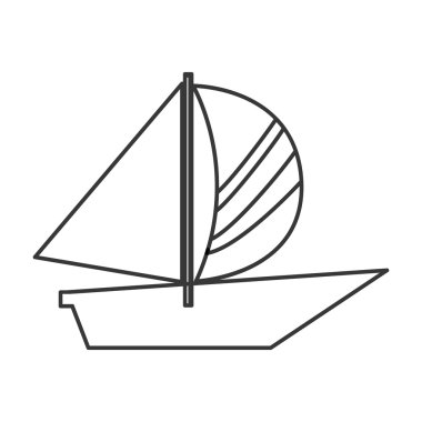 basit yelkenli simgesi