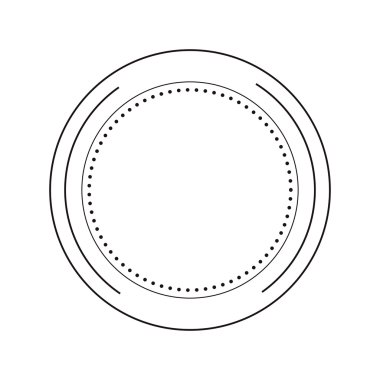 yuvarlak rozet simge