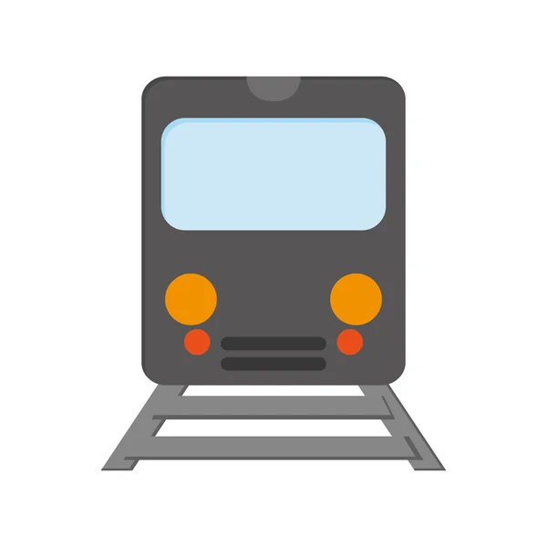 Icono de vista frontal del tren — Vector de stock