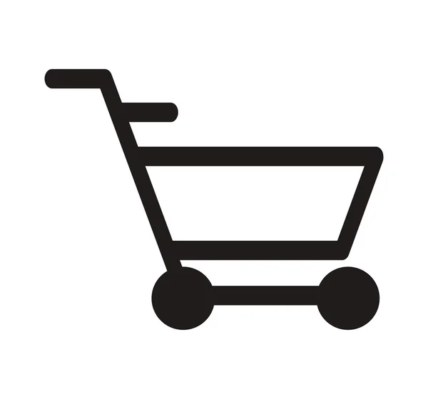 Icono abstracto carrito de compras — Archivo Imágenes Vectoriales