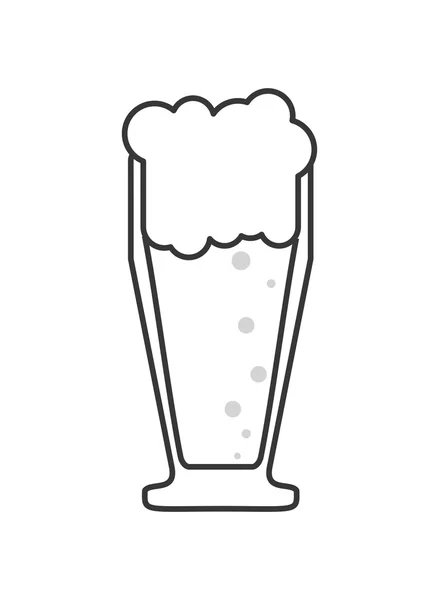 Glass of beer icon — Stock Vector