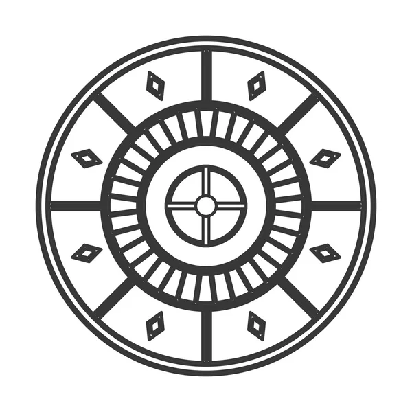 Иконка Casino Roulette — стоковый вектор