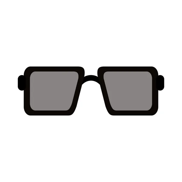 Vierkante frame zonnebril pictogram — Stockvector