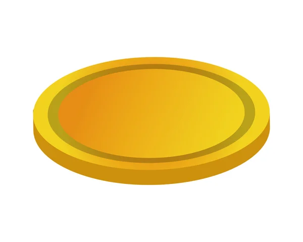 Het icoon van casino chip — Stockvector