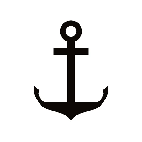 Icona di ancoraggio singolo — Vettoriale Stock