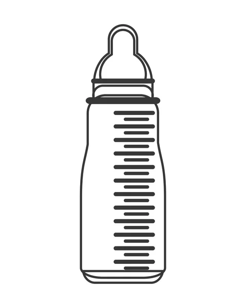 Icône de biberon lait bébé — Image vectorielle