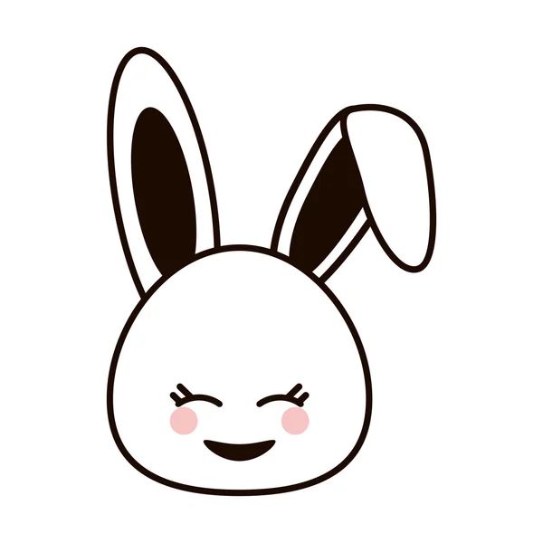 Mignon lapin dessin animé — Image vectorielle